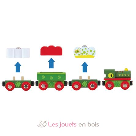 Train en bois Dinosaure BJT465 Bigjigs Toys 2