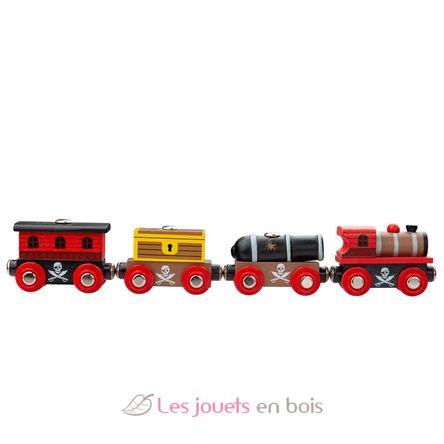 Train en bois Pirates BJT473 Bigjigs Toys 1