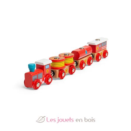 Train en bois Secours Incendie BJT474 Bigjigs Toys 4