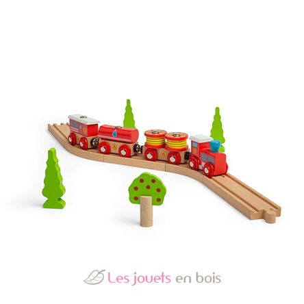 Train en bois Secours Incendie BJT474 Bigjigs Toys 8