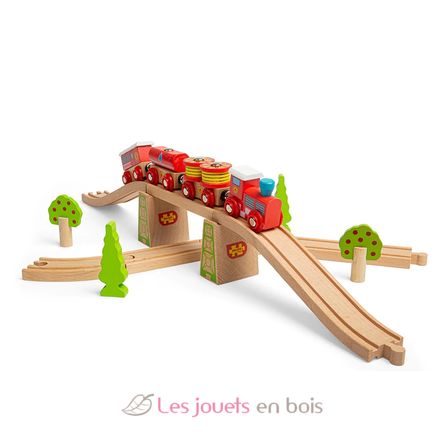 Train en bois Secours Incendie BJT474 Bigjigs Toys 6