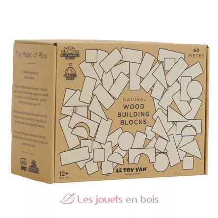 Blocs de construction en bois naturel TV-PL5000 Le Toy Van 2