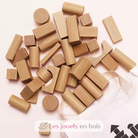 Blocs de construction en bois naturel TV-PL5000 Le Toy Van 3