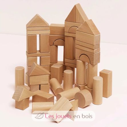 Blocs de construction en bois naturel TV-PL5000 Le Toy Van 4