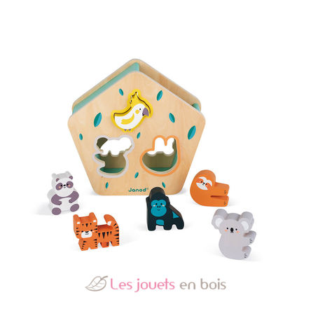 Boîte à formes animaux en bois J08612 Janod 5