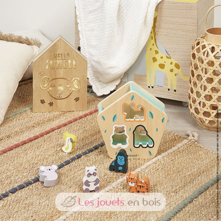 Boîte à formes animaux en bois J08612 Janod 2