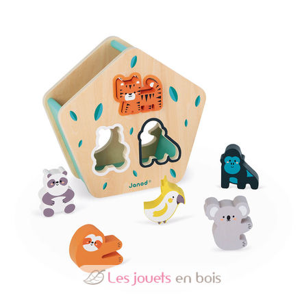 Boîte à formes animaux en bois J08612 Janod 1