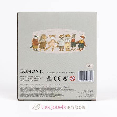 Boite à musique en métal Forêt magique EG550047 Egmont Toys 8
