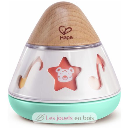 Boite à musique tourne en rond turquoise HA-E8574 Hape Toys 1