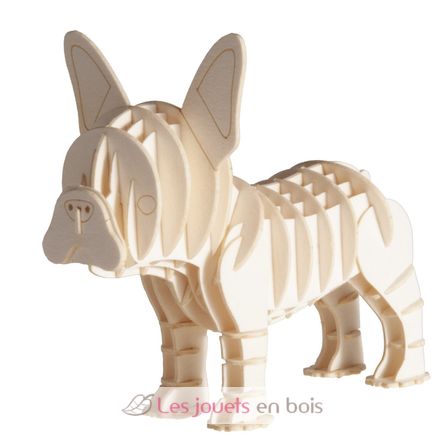 Maquette 3D en papier Bouledogue français FRI-11639 Fridolin 1