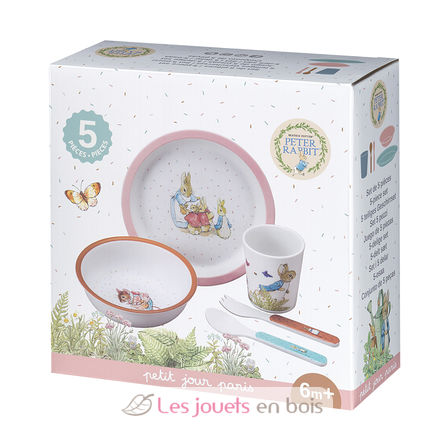 Coffret 5 pièces Pierre Lapin rose PJ-BP701RP Petit Jour 2