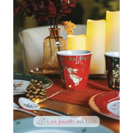 Gobelet Pierre Lapin Noël rouge PJ-BP715N Petit Jour 3