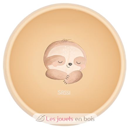 Bol en silicone Gnawy le paresseux SJ-SI0702 Sassi Junior 1
