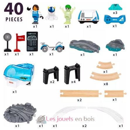 Circuit de train Station de l'Espace BR36155 Brio 13