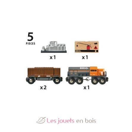 Train de marchandises conteneurs BR-33657 Brio 4