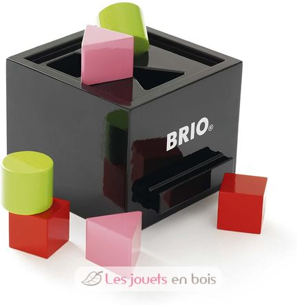 Boîte à formes laquée noire BR30144-1845 Brio 1