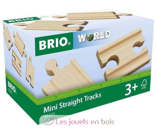 Mini rails droits BR33333-2225 Brio 1