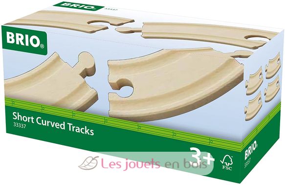 Petits Rails Courbes 90 mm BR-33337 Brio 2