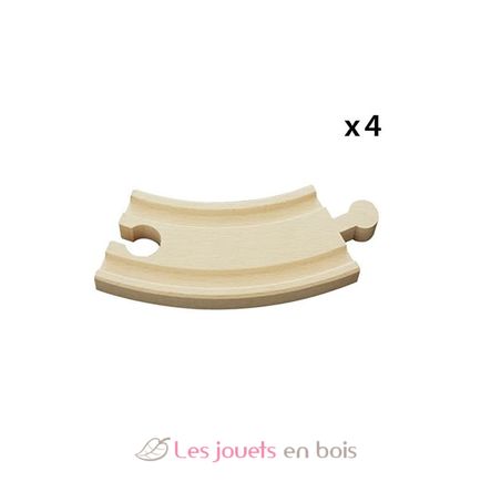 Petits Rails Courbes 90 mm BR-33337 Brio 4