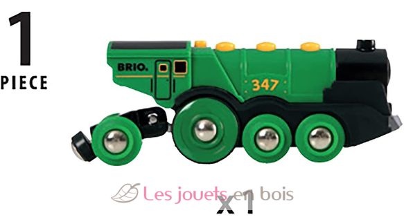 Locomotive Multifonctions verte BR-33593 Brio 5