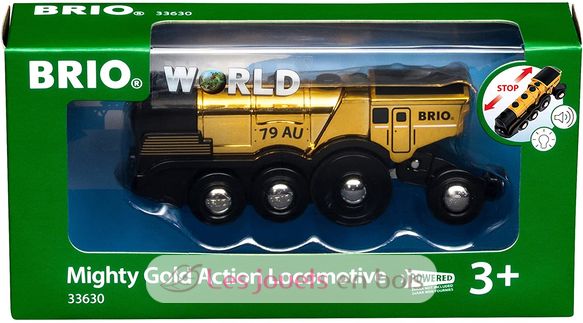 Locomotive Multifonctions dorée BR-33630 Brio 2