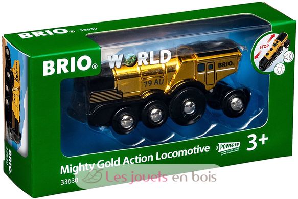 Locomotive Multifonctions dorée BR-33630 Brio 3