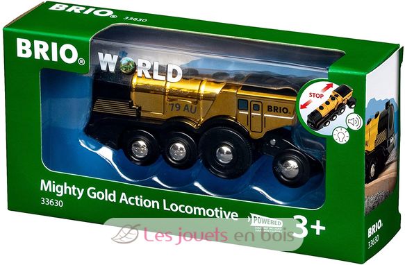 Locomotive Multifonctions dorée BR-33630 Brio 4