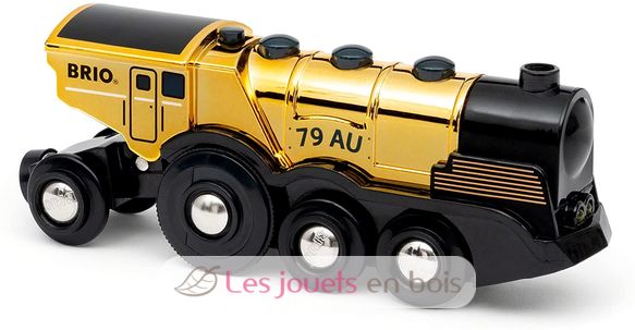 Locomotive Multifonctions dorée BR-33630 Brio 8