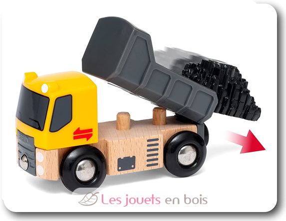 Coffret 3 engins de chantier 33658 Brio, parfait pour faire vivre