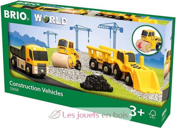 Coffret 3 engins de chantier BR-33658 Brio 9