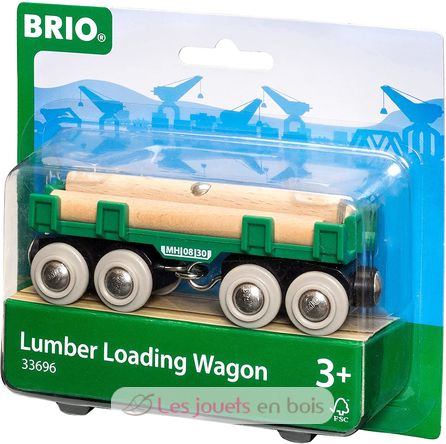Wagon convoyeur de bois BR33696-3138 Brio 2