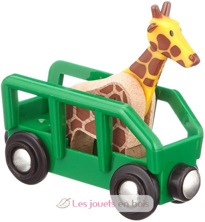 Wagon transporteur de girafe BR33724-4080 Brio 1