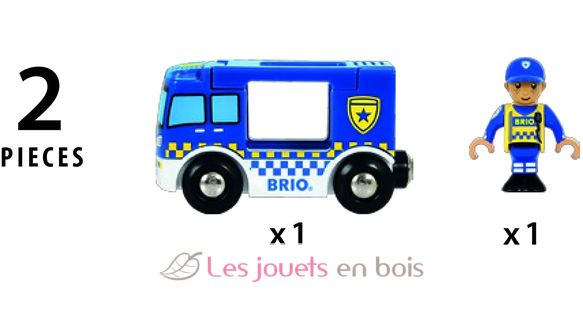 Camion de police - Son et Lumière BR-33825 Brio 4
