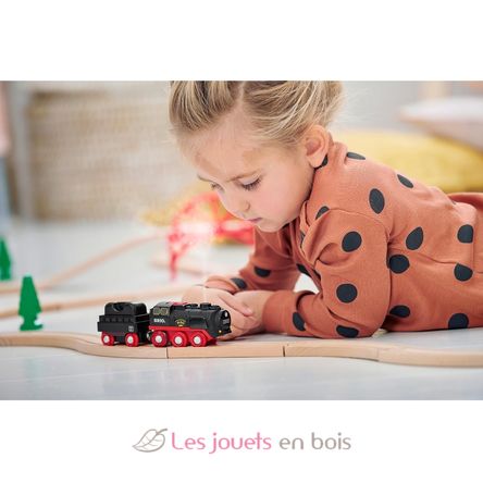 Locomotive à piles à vapeur BR33884 Brio 6