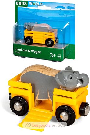 Wagon transporteur d'éléphant BR-33969 Brio 1