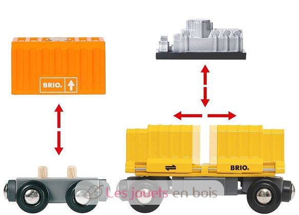 Long train de marchandises BR-33982 Brio 4