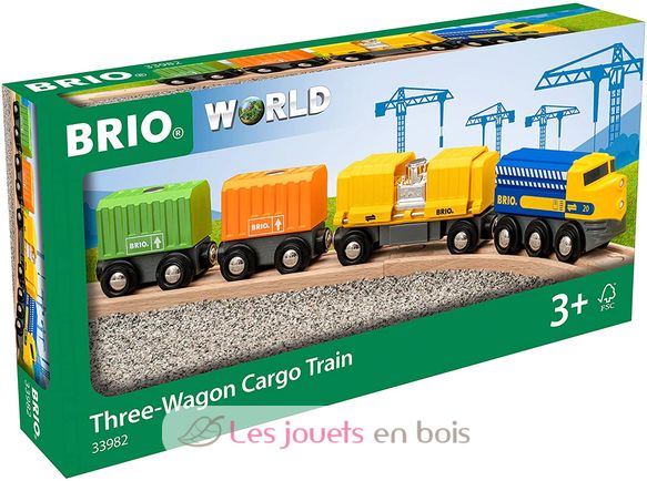 Long train de marchandises BR-33982 Brio 2