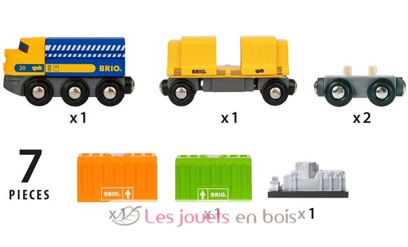 Long train de marchandises BR-33982 Brio 3