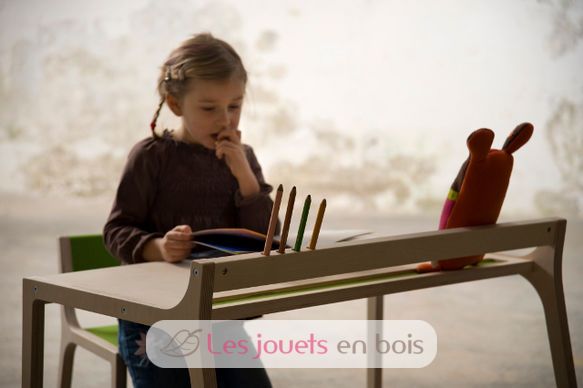 Table Bureau Enfant Sibis Afra - gris SI0292 Sirch 5