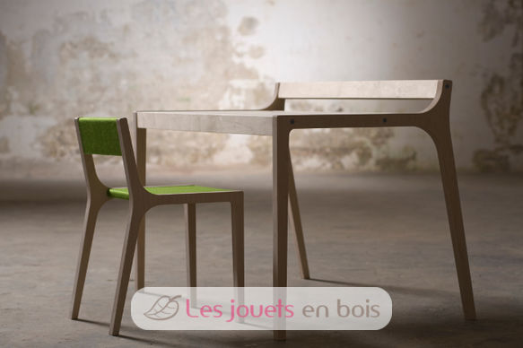 Table Bureau Enfant Sibis Afra - vert SI0290-2154 Sirch 2