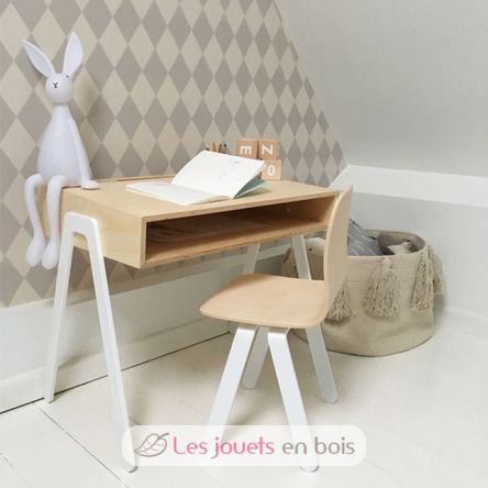 Bureau enfant 2 à 6 ans - Blanc KIDSDESKSMALLWH In2wood 2