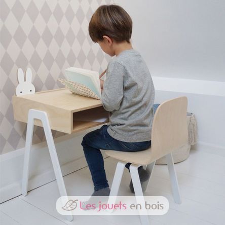 Chaise enfant 2 à 6 ans - Blanc KIDSCHAIRSMALLWH In2wood 3