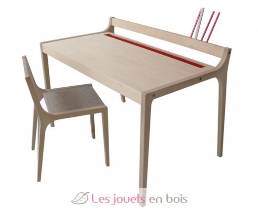 Table Bureau Enfant Sibis Afra - rouge SI0291 Sirch 3