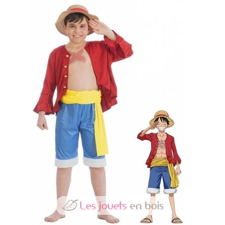 Déguisement Luffy One Piece 140 cm CHAKS-C4612140 Chaks 3