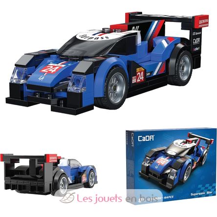 Voiture de course Supersonic Star 164 pièces C55053W CaDA 3