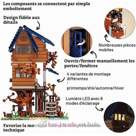 L'arbre maison 4 saisons 1155 pièces C66004W CaDA 4