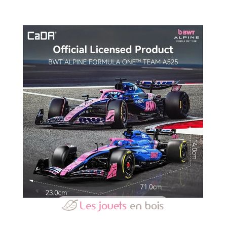 Voiture BWT Alpine F1 Team A525 2173 pièces C64012W CaDA 5