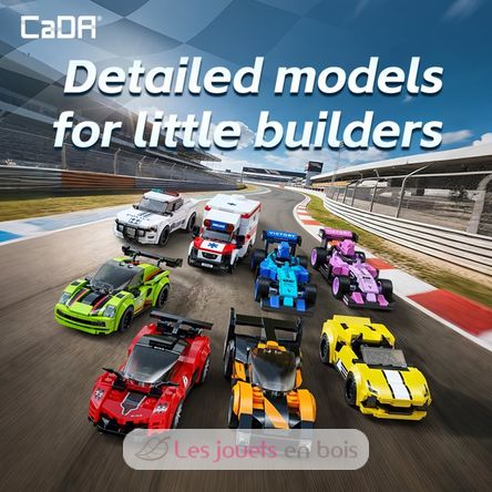 Coffret de 8 mini véhicules à construire C55048W CaDA 2