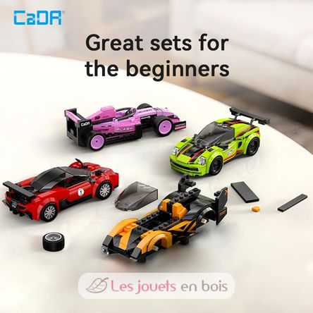 Coffret de 8 mini véhicules à construire C55048W CaDA 6