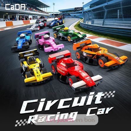 Coffret 8 mini voitures de course à construire C55101W CaDA 2